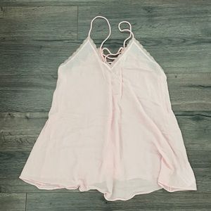 Abercrombie sheer pink nightie slip